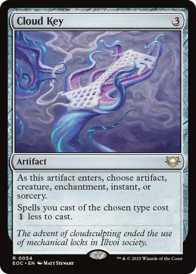 2025 Magic: The Gathering: Commander: Edge of Eternities (EOC) - Cloud Key (#54, Rare) (, Near Mint)
