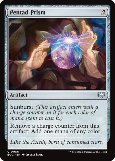 2025 Magic: The Gathering: Commander: Edge of Eternities (EOC) - Pentad Prism (#56, Uncommon) (, Near Mint)