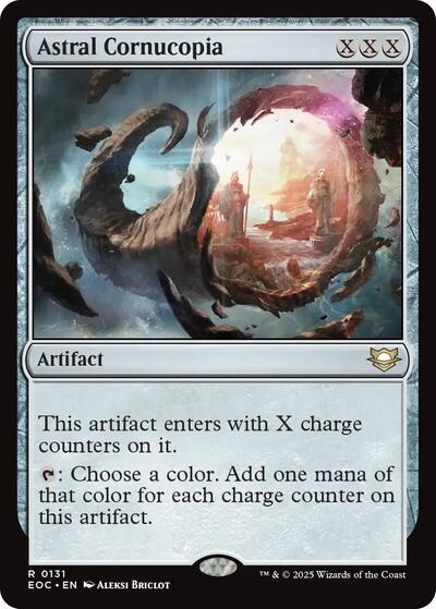 2025 Magic: The Gathering: Commander: Edge of Eternities (EOC) - Astral Cornucopia (#131, Rare) (, Near Mint)