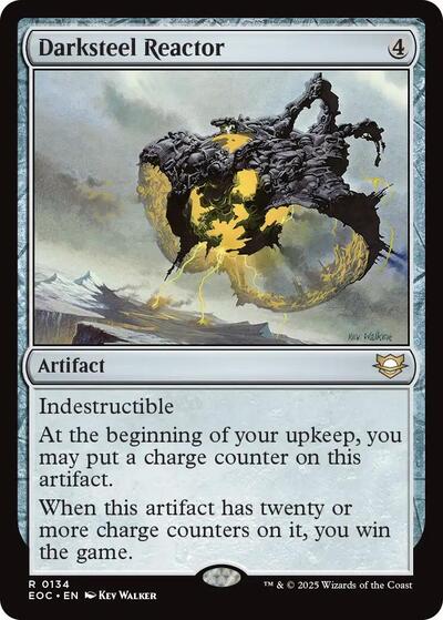 2025 Magic: The Gathering: Commander: Edge of Eternities (EOC) - Darksteel Reactor (#134, Rare) (, Near Mint)