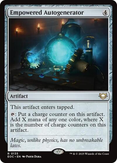 2025 Magic: The Gathering: Commander: Edge of Eternities (EOC) - Empowered Autogenerator (#135, Rare) (, Near Mint)