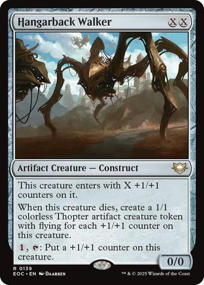 2025 Magic: The Gathering: Commander: Edge of Eternities (EOC) - Hangarback Walker (#139, Rare) (, Near Mint)