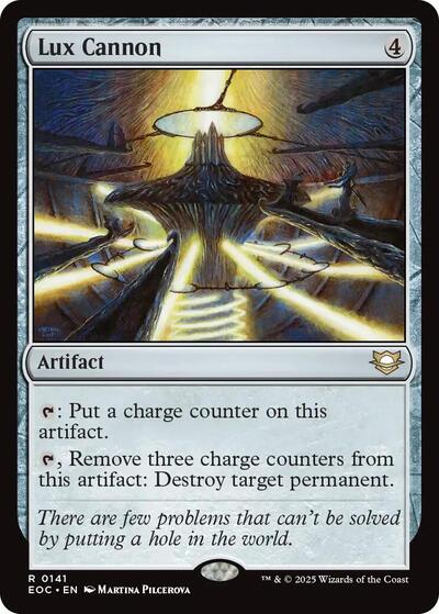 2025 Magic: The Gathering: Commander: Edge of Eternities (EOC) - Lux Cannon (#141, Rare) (, Near Mint)