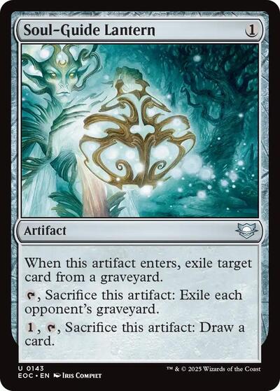 2025 Magic: The Gathering: Commander: Edge of Eternities (EOC) - Soul Guide Lantern (#143, Uncommon) (, Near Mint)