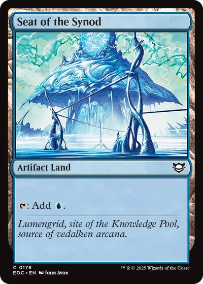 2025 Magic: The Gathering: Commander: Edge of Eternities (EOC) - Seat of the Synod (#176, Common) (, Near Mint)