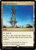 2025 Magic: The Gathering: Commander: Edge of Eternities (EOC) - Spire of Industry (#183, Rare) (, Near Mint)