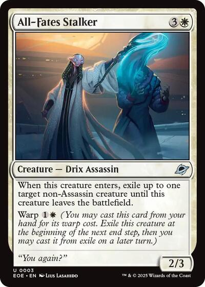 2025 Magic: The Gathering: Edge of Eternities (EOE) - All Fates Stalker (#3, Uncommon) (Foil, Near Mint)
