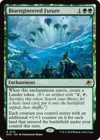 2025 Magic: The Gathering: Edge of Eternities (EOE) - Bioengineered Future (#172, Rare) (, Near Mint)