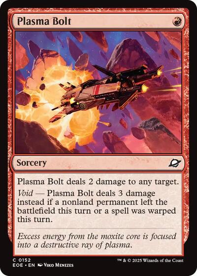 2025 Magic: The Gathering: Edge of Eternities (EOE) - Plasma Bolt (#152, Common) (, Near Mint)