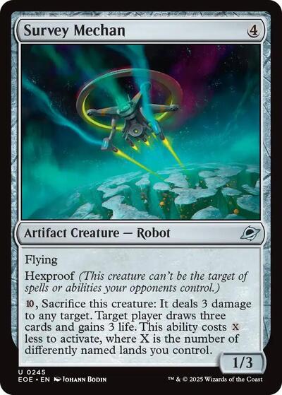 2025 Magic: The Gathering: Edge of Eternities (EOE) - Survey Mechan (#245, Uncommon)