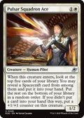 2025 Magic: The Gathering: Edge of Eternities (EOE) - Pulsar Squadron Ace (#28, Uncommon) (, Near Mint)