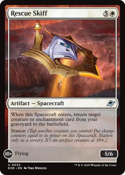 2025 Magic: The Gathering: Edge of Eternities (EOE) - Rescue Skiff (#32, Uncommon) (, Near Mint)