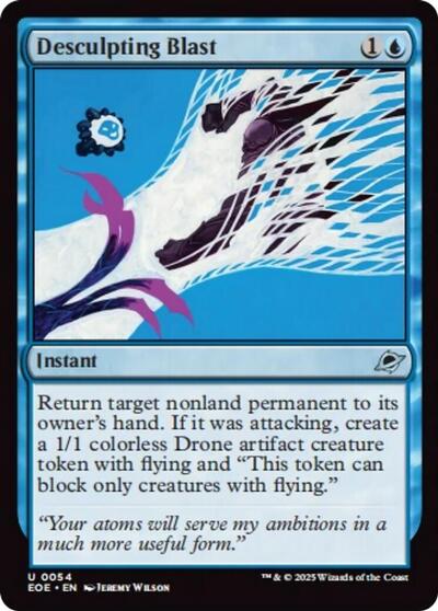 2025 Magic: The Gathering: Edge of Eternities (EOE) - Desculpting Blast (#54, Uncommon) (Foil, Near Mint)