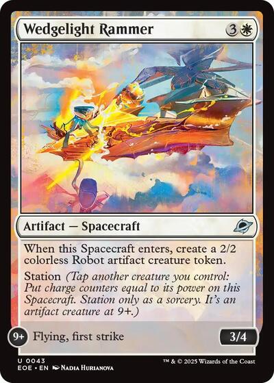 2025 Magic: The Gathering: Edge of Eternities (EOE) - Wedgelight Rammer (#43, Uncommon) (, Near Mint)