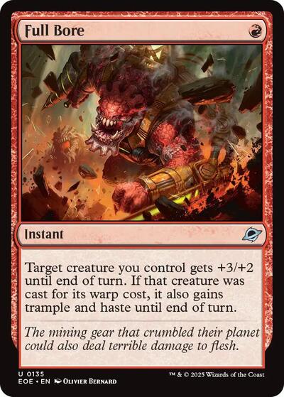 2025 Magic: The Gathering: Edge of Eternities (EOE) - Full Bore (#135, Uncommon) (, Near Mint)