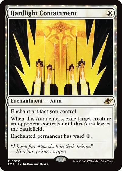 2025 Magic: The Gathering: Edge of Eternities (EOE) - Hardlight Containment (#20, Rare) (, Near Mint)