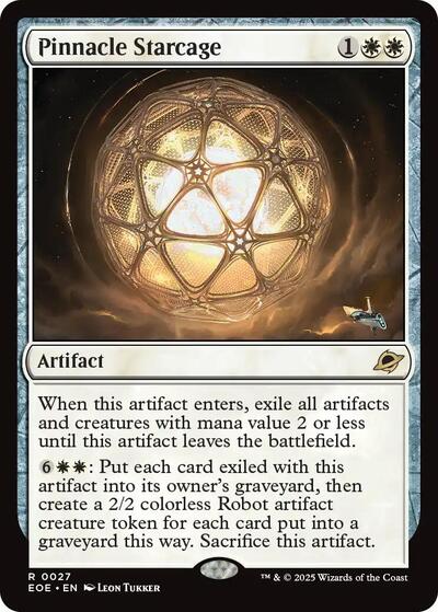 2025 Magic: The Gathering: Edge of Eternities (EOE) - Pinnacle Starcage (#27, Rare)