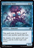 2025 Magic: The Gathering: Edge of Eternities (EOE) - Gigastorm Titan (#57, Uncommon)