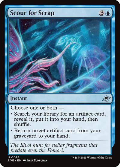 2025 Magic: The Gathering: Edge of Eternities (EOE) - Scour for Scrap (#73, Uncommon) (, Near Mint)