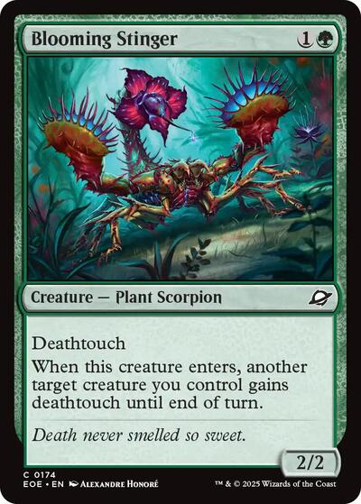 2025 Magic: The Gathering: Edge of Eternities (EOE) - Blooming Stinger (#174, Common)