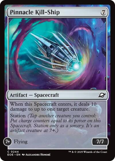 2025 Magic: The Gathering: Edge of Eternities (EOE) - Pinnacle Kill Ship (#244, Common) (, Near Mint)