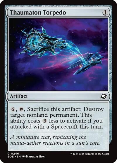 2025 Magic: The Gathering: Edge of Eternities (EOE) - Thaumaton Torpedo (#246, Common) (, Near Mint)