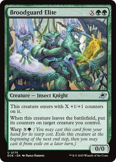 2025 Magic: The Gathering: Edge of Eternities (EOE) - Broodguard Elite (#175, Uncommon) (Foil, Near Mint)