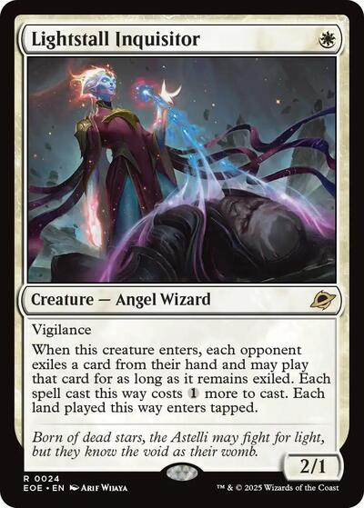 2025 Magic: The Gathering: Edge of Eternities (EOE) - Lightstall Inquisitor (#24, Rare) (, Near Mint)
