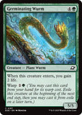 2025 Magic: The Gathering: Edge of Eternities (EOE) - Germinating Wurm (#187, Common) (, Near Mint)