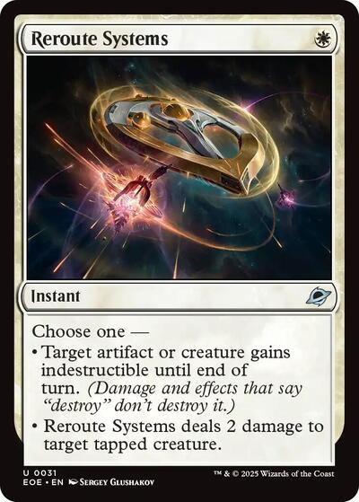 2025 Magic: The Gathering: Edge of Eternities (EOE) - Reroute Systems (#31, Uncommon) (, Near Mint)