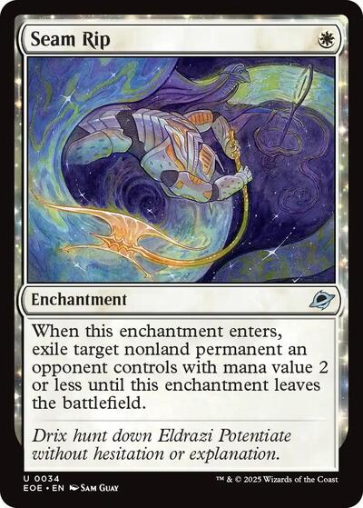 2025 Magic: The Gathering: Edge of Eternities (EOE) - Seam Rip (#34, Uncommon) (, Near Mint)