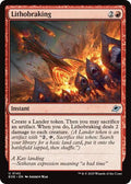 2025 Magic: The Gathering: Edge of Eternities (EOE) - Lithobraking (#142, Uncommon) (Foil, Near Mint)