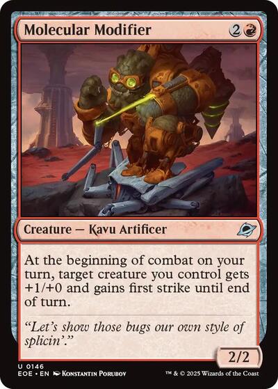 2025 Magic: The Gathering: Edge of Eternities (EOE) - Molecular Modifier (#146, Uncommon) (, Near Mint)