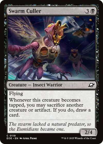 2025 Magic: The Gathering: Edge of Eternities (EOE) - Swarm Culler (#119, Common) (Foil, Near Mint)