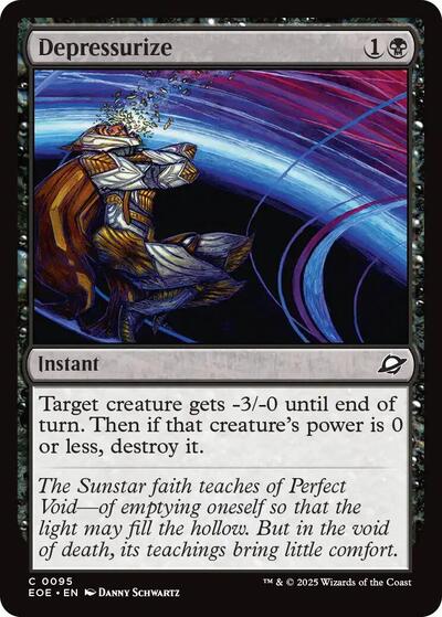 2025 Magic: The Gathering: Edge of Eternities (EOE) - Depressurize (#95, Common)