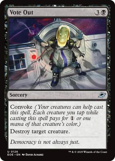 2025 Magic: The Gathering: Edge of Eternities (EOE) - Vote Out (#126, Uncommon) (Foil, Near Mint)