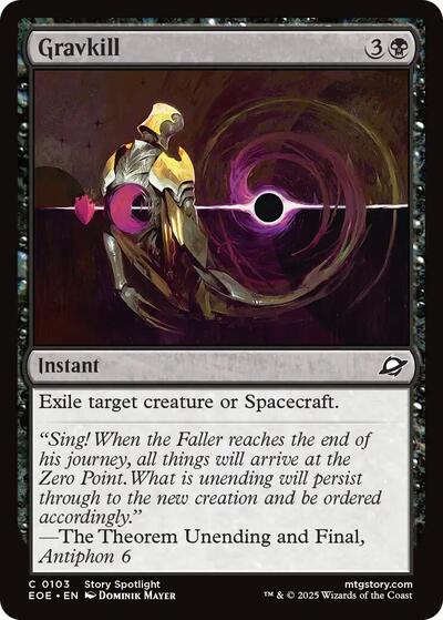 2025 Magic: The Gathering: Edge of Eternities (EOE) - Gravkill (#103, Common) (, Near Mint)
