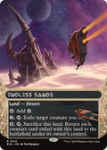 2025 Magic: The Gathering: Edge of Eternities: Stellar Sights (EOS) - Endless Sands 0015 Borderless (#15, Rare) (, Near Mint)