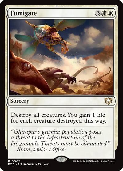 2025 Magic: The Gathering: Commander: Edge of Eternities (EOC) - Fumigate (#65, Rare) (, Near Mint)