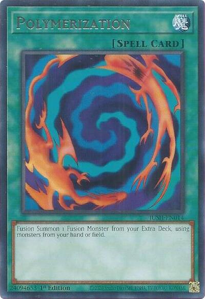 2025 YuGiOh: Justice Hunters (JUSH) - Polymerization (#JUSH-EN014, Rare) (1st Edition, Near Mint)