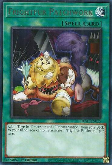 2025 YuGiOh: Justice Hunters (JUSH) - Frightfur Patchwork (#JUSH-EN015, Rare) (1st Edition, Near Mint)