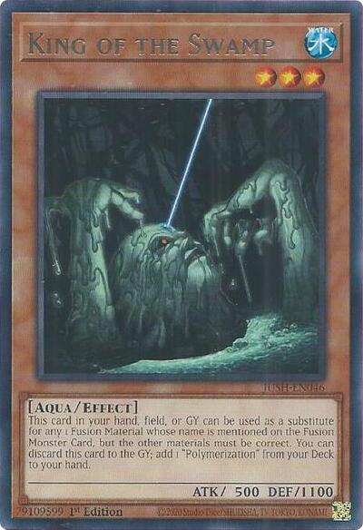 2025 YuGiOh: Justice Hunters (JUSH) - King of the Swamp (#JUSH-EN046, Rare) (1st Edition, Near Mint)