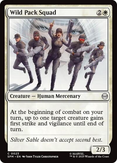 2025 Magic: The Gathering: Marvel's Spider-Man (SPM) - Wild Pack Squad (#23, Common) (, Near Mint)