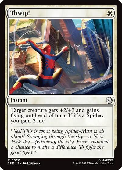2025 Magic: The Gathering: Marvel's Spider-Man (SPM) - Thwip! (#20, Common) (, Near Mint)