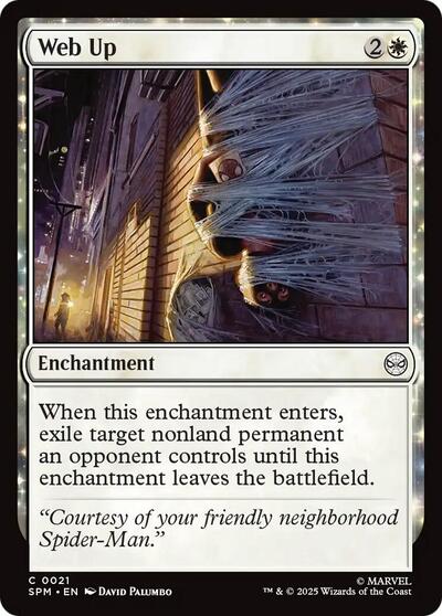 2025 Magic: The Gathering: Marvel's Spider-Man (SPM) - Web Up (#21, Common) (, Near Mint)