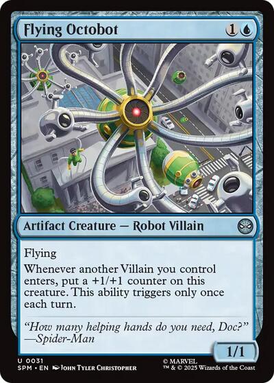 2025 Magic: The Gathering: Marvel's Spider-Man (SPM) - Flying Octobot (#31, Uncommon) (, Near Mint)