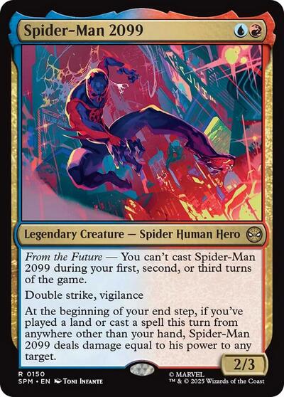 2025 Magic: The Gathering: Marvel's Spider-Man (SPM) - Spider-Man 2099 (#150, Rare) (, Near Mint)
