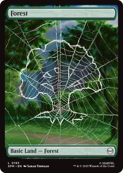 2025 Magic: The Gathering: Marvel's Spider-Man (SPM) - Forest (0193) (#193, Land)