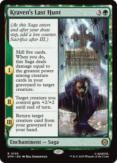 2025 Magic: The Gathering: Marvel's Spider-Man (SPM) - Kraven's Last Hunt (#105, Rare) (, Near Mint)