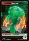 2025 Magic: The Gathering: Commander: Edge of Eternities (EOC) - Elemental 0008 Gnome Double Sided Token (#8 // 11, T) (Foil, Near Mint)